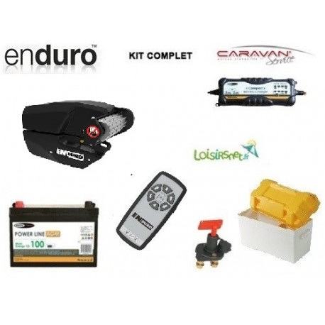Pack déplace caravane Enduro EM203 + Batterie 80A RG-BQLD286